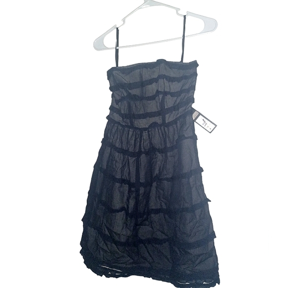 Marc Jacobs Dresses & Skirts - NWT Marc Jacobs "Navy Ruffle slip dress"